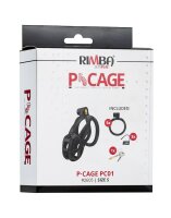 Rimba P-Cage PC01 Penis Cage Black 8.5 cm Ø 3.9 cm
