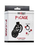 Rimba P-Cage PC03 Penis Cage Black 9.5 cm Ø 3.9 cm