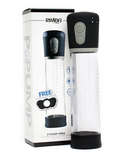 Rimba P-Pump - P-Pump PP03 - Battery-Operated Penis Enlarger - Black