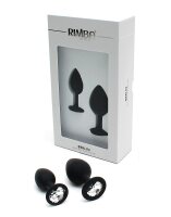 Rimba Berlin Bling Buttplug 2-teiliges Set Schwarz...