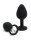 Rimba Berlin Bling Buttplug 2-teiliges Set Schwarz Ø 3,8 cm
