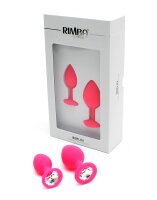Rimba Berlin Bling Buttplug 2-teiliges Set Pink Ø...