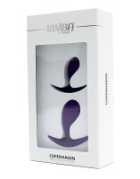 Rimba Copenhagen Anal Plugs Purple Ø 2.7 cm 2-Piece