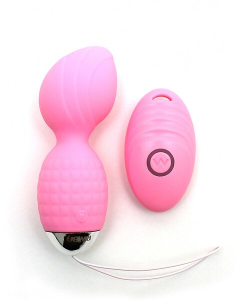 Rimba Athens Kegel Ball with Vibration Pink Ø 3.5 cm