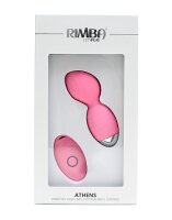 Rimba Athens Kegel Ball with Vibration Pink Ø 3.5 cm