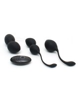 Rimba Rimini Kegelball Training Set Schwarz Ø 3,6 cm 4-teilig