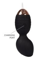 Rimba Rimini Kegelball Training Set Schwarz Ø 3,6 cm 4-teilig