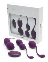 Rimba Rimini Kegel Ball Training Set Purple Ø 3.6 cm 4-Piece
