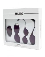Rimba Rimini Kegel Ball Training Set Purple Ø 3.6 cm 4-Piece