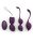 Rimba Rimini Kegel Ball Training Set Purple Ø 3.6 cm 4-Piece