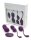 Rimba Rimini Kegel Ball Training Set Purple Ø 3.6 cm 4-Piece