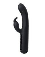 Rimba Toys - Sensual Nights SN03 - Rabbit Vibrator - Black