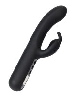 Rimba Toys - Sensual Nights SN03 - Rabbit Vibrator - Black
