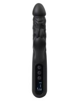 Rimba Toys - Sensual Nights SN06 - Realistic Rabbit Vibrator - Black