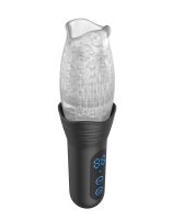 Rimba Toys – Orgastobator 02 – Male Masturbator – Black & Transparent