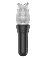 Rimba Toys – Orgastobator 02 – Male Masturbator – Black & Transparent