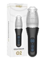 Rimba Toys – Orgastobator 02 – Male Masturbator – Black & Transparent