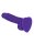 Strap-On-Me Soft Realistic Dildo Purple Size M- 18 cm