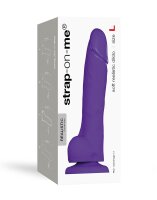Strap-On-Me Soft Realistic Dildo Purple Size L- 19 cm