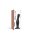Strap-On-Me - Dildo Plug Curvy Size L - Black - 16.5 cm