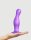 Strap-On-Me - Dildo Plug Curvy Size XL - Metallic Purple - 18 cm