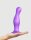 Strap-On-Me - Dildo Plug Curvy Size XXL - Metallic Purple - 19 cm