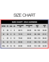 Strap-On-Me Harness Diva Blue XL