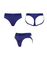 Strap-On-Me - Harness Heroine - Strap-On Harness - Blue - XL