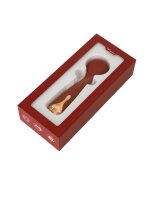 Viotec - Firelick - Mini Wand Vibrator - Gold & Wine Red