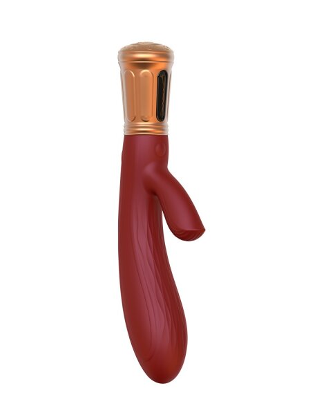 Viotec - Mina - Rabbit Vibrator - Gold & Wine Red