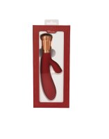 Viotec - Mina - Rabbit Vibrator - Gold & Wine Red