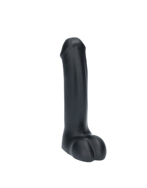 Ylva & Dite - Icarus - Dildo with Balls - Metallic Black / Grey - 18.2 cm