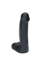 Ylva & Dite - Icarus - Dildo with Balls - Metallic Black / Grey - 18.2 cm