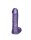 Ylva & Dite - Icarus - Dildo with Balls - Dark Purple - 18.2 cm