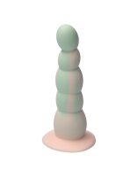 Ylva & Dite - Circe - Special Dildo - Sage Green / Orange - 17.7 cm