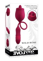 Evolved - Wild Rose Tong Vibrator - Red