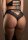 Daring Intimates Wetlook Brazilian briefs with zipper black S