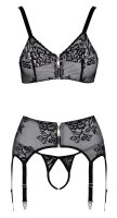 Cottelli Collection BH Set weiß schwarz S - XL