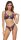 Cotelli Collection bra and briefs purple S