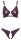 Cotelli Collection bra and briefs purple S