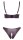 Cotelli Collection bra and briefs purple S