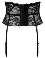 Cotelli Collection suspender belt lace black S