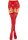 Leg Avenue Lace thigh highs & garterbelt rot O/S