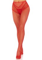 Leg Avenue Crotchless backseam tights red O/S