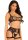 Leg Avenue top and garter harness schwarz O/S