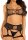 Leg Avenue top and garter harness schwarz O/S