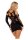 Leg Avenue Shredded cut-out mini dress black O/S