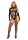 Leg Avenue Bodystocking avec découpe teddy black O/S