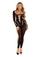 Leg Avenue Seamless footless bodystocking schwarz O/S
