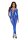 Leg Avenue Seamless footless bodystocking blau O/S